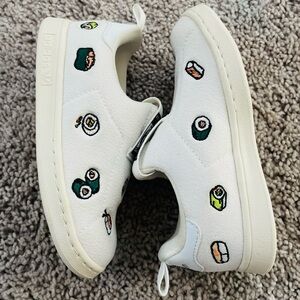 New Adidas Stan Smith Kids Sushi Print Limited Edition Slip on Sneakers